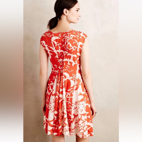 Anthropologie Maeve dress in red and white - Picture 3 of 9